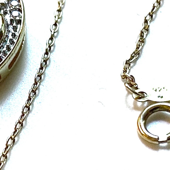 Sterling Silver Heart Shaped Necklace - Picture 4 of 6